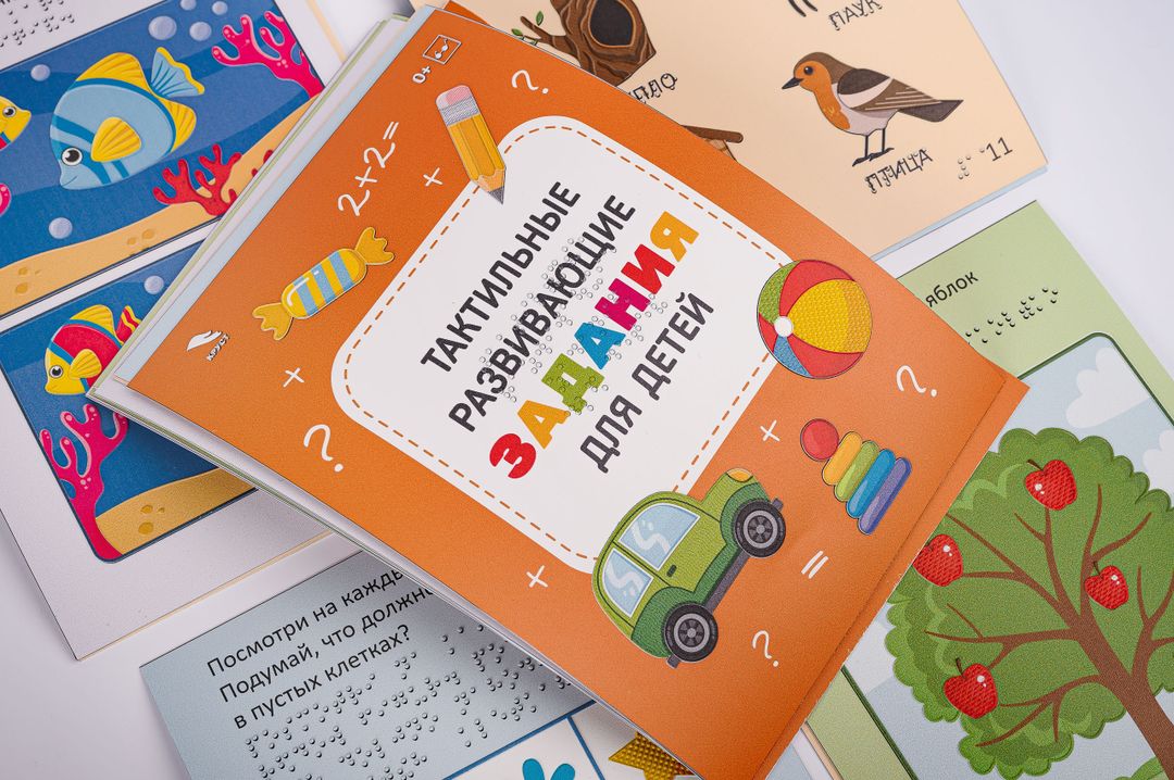 Тактильное пособие Развивающие задания для детей