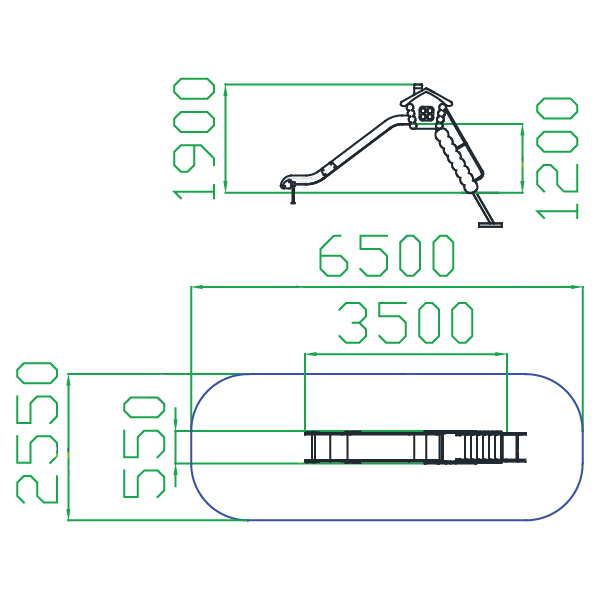 Горка "Теремок" 1200