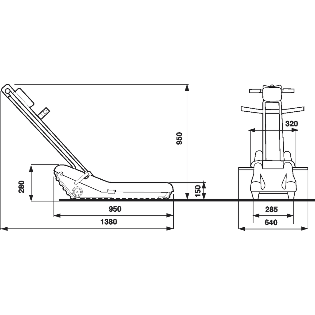 Лестничный подъемник гусеничный для инвалидов Sherpa N 902