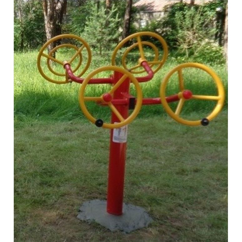 Тренажер для инвалидов-колясочников "Рули" УТМ-004