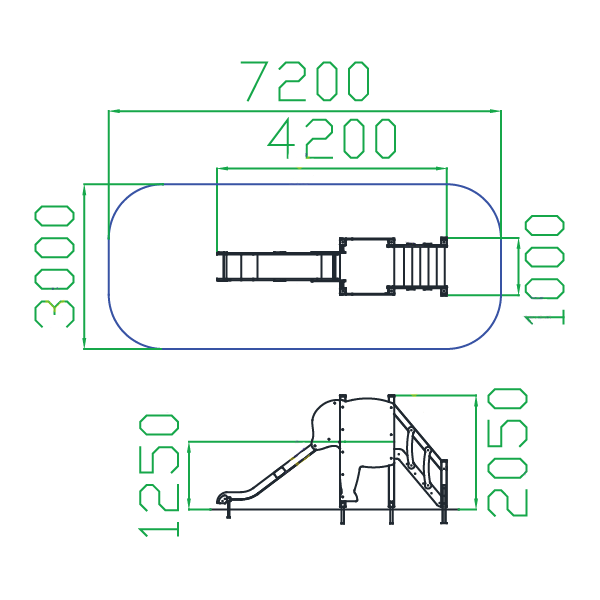Горка "Слон" тип-2