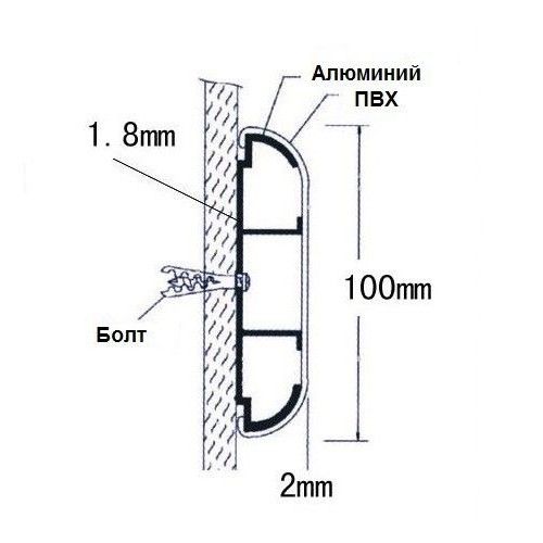 Поручень HS-610A