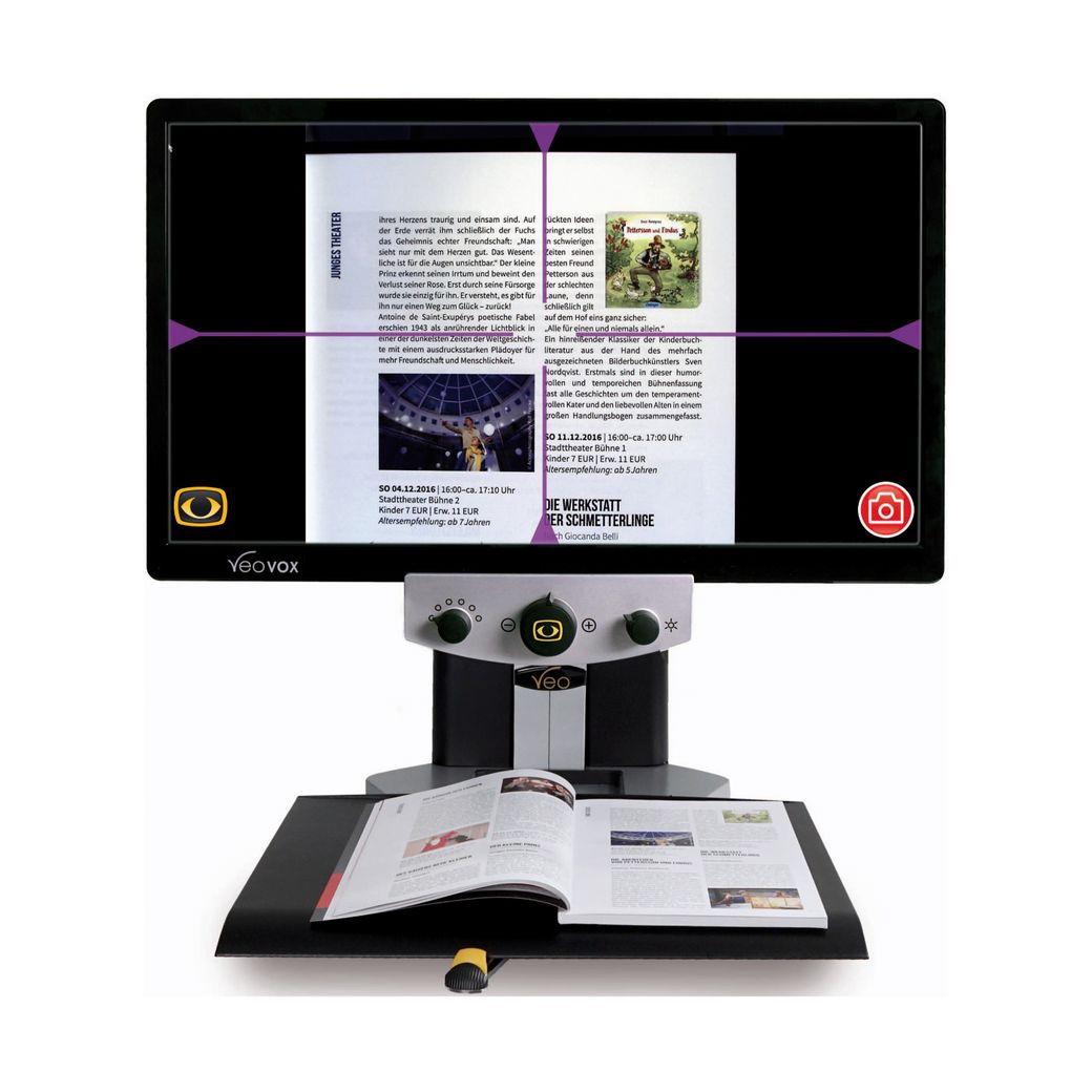 Стационарный видеоувеличитель с функцией читающей машины VEO VOX