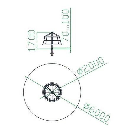 Карусель канатная