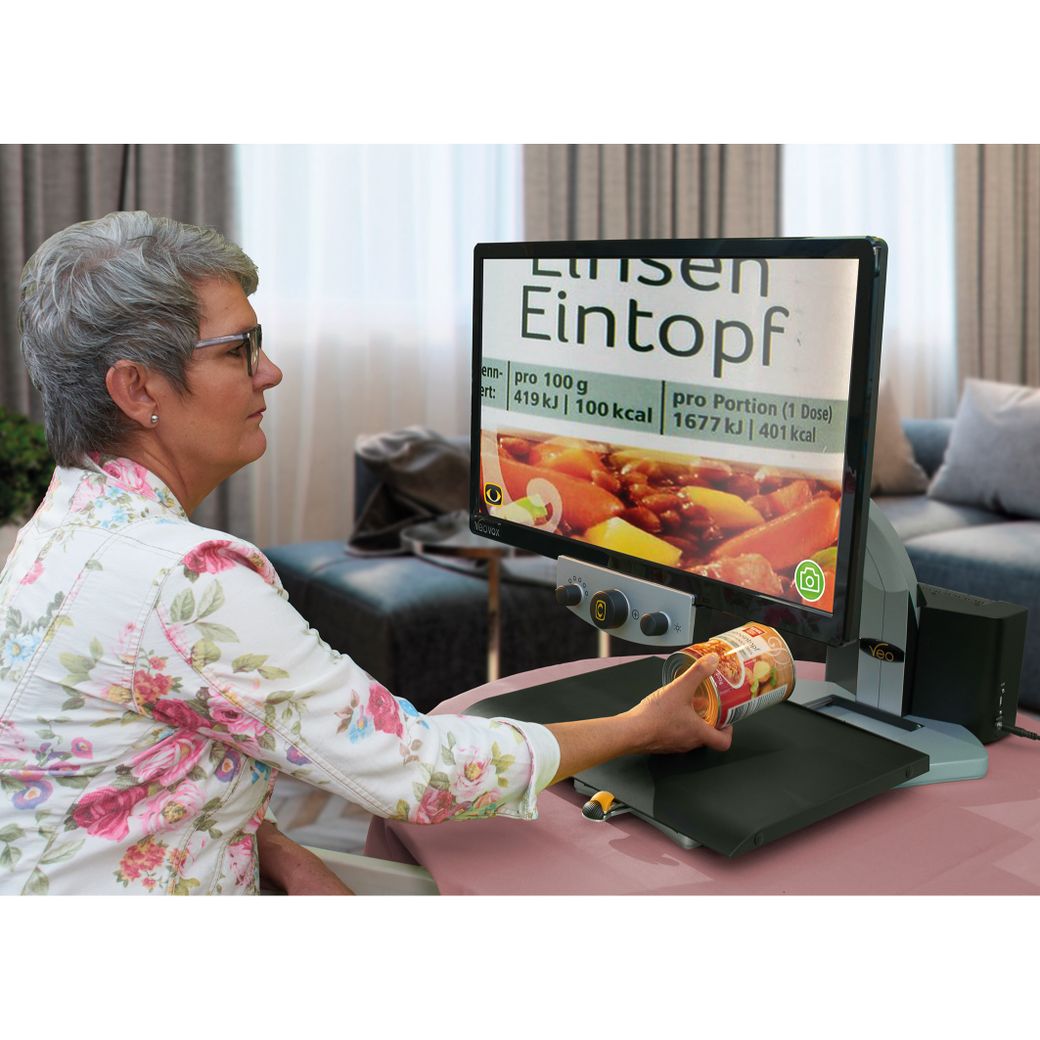 Стационарный видеоувеличитель с функцией читающей машины VEO VOX