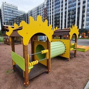 Беседка с тоннелем