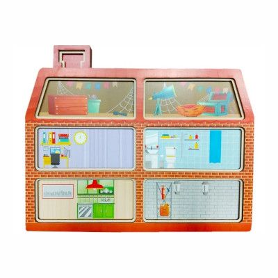 Игра-пазл Кирпичный дом