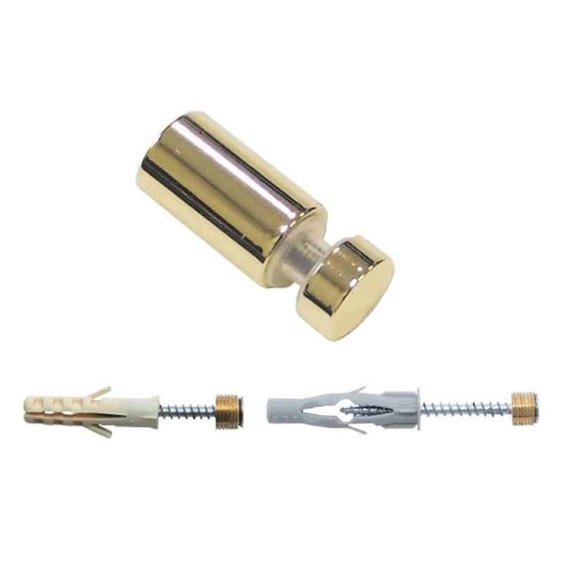 Дистанционный держатель золото 5.16 М (02, D=12мм; L=20 мм; S=3-8 мм)