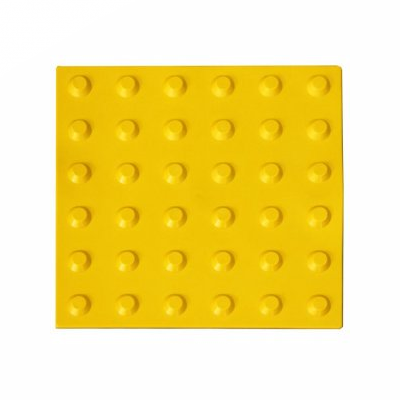 Тактильная плитка Полиуретан "Конусообразный риф. линейный порядок" 500х500