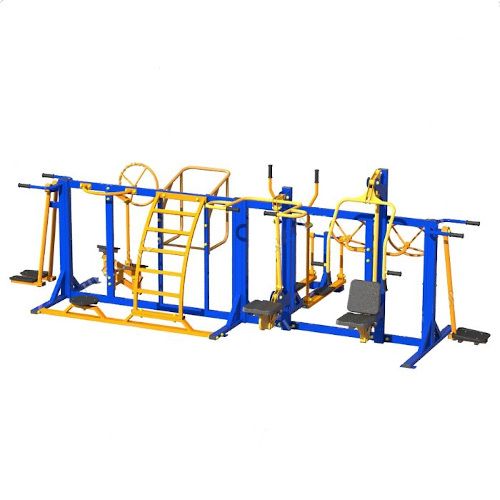 Уличный тренажерный комплекс для инвалидов-колясочников УТИ-001