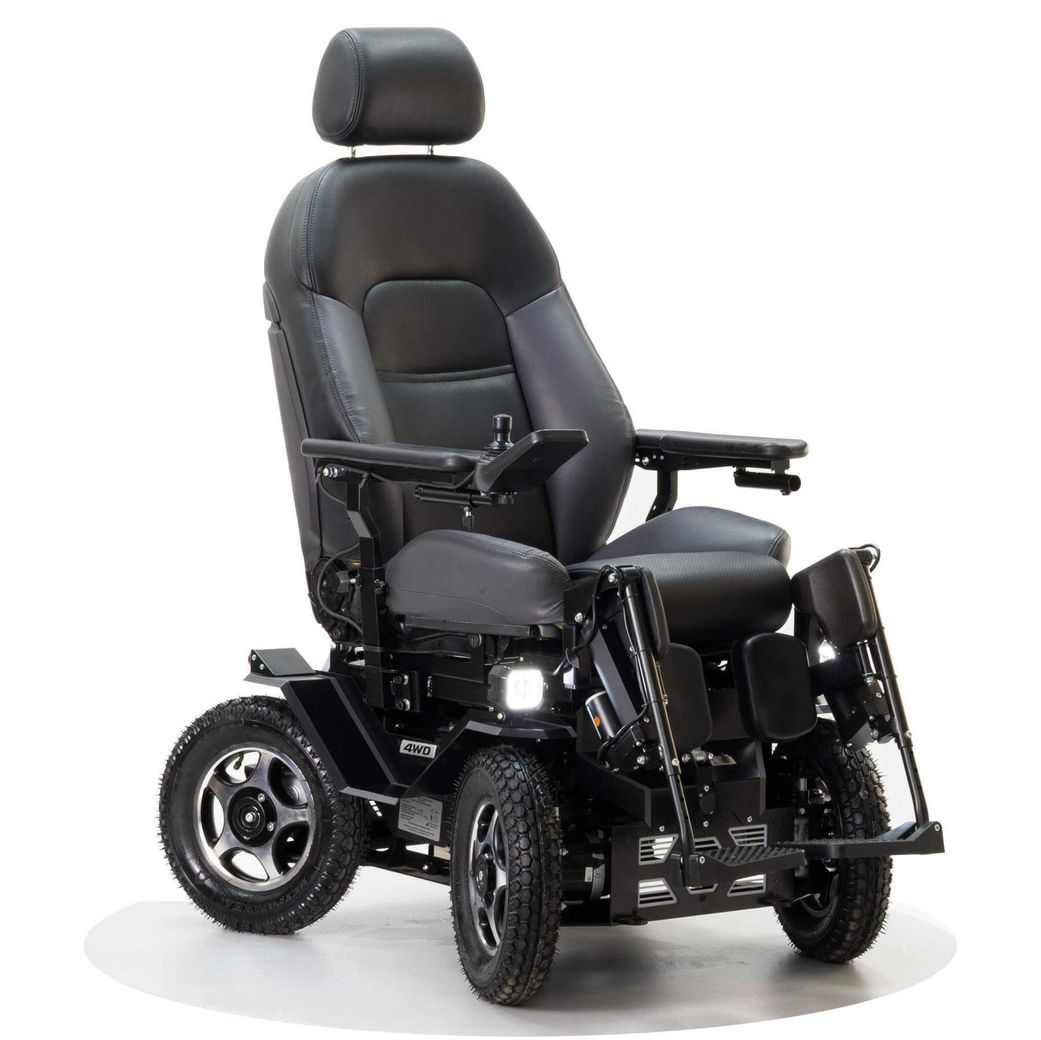 Кресло-коляска с электроприводом высокой проходимости Caterwil Ultra 4WD Lux