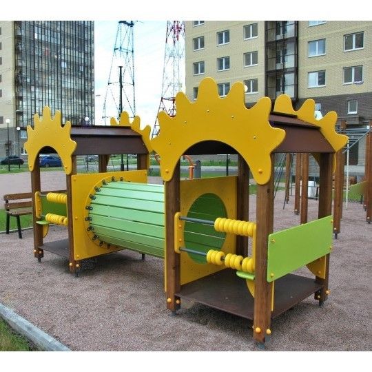 Беседка с тоннелем