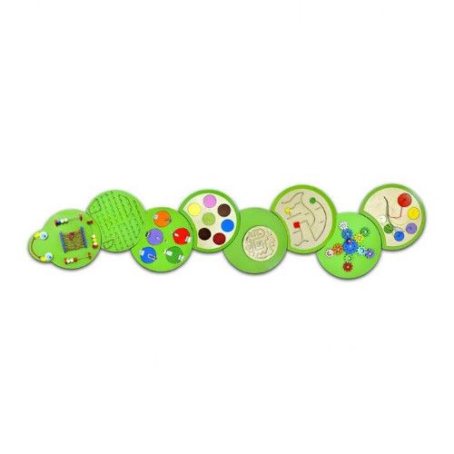 Тактильно-развивающая панель Гусеница Жужа
