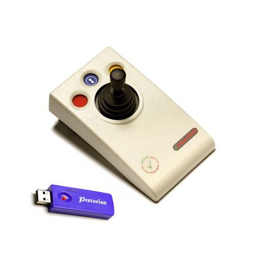 Джойстик компьютерный Joystick SimplyWorks беспроводной с ресивером для детей с нарушениями двигательного аппарата