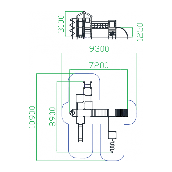 Игровой комплекс «Зов джунглей»