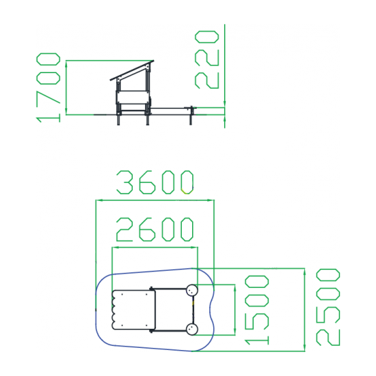 Песочница с домиком