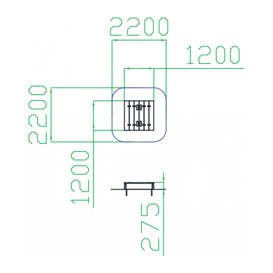 Песочница "Жалюзи"