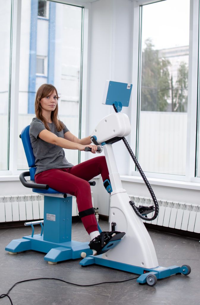Роботизированный велоэргометр с бос для активно-пассивной механотерапии конечностей Орторент МОТО