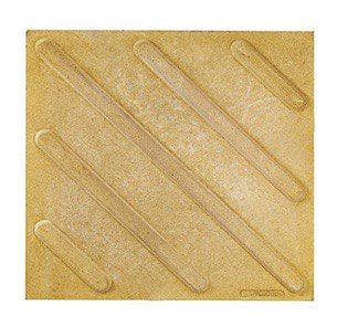 Тактильная плитка Бетон "Диагональный риф" 300х300