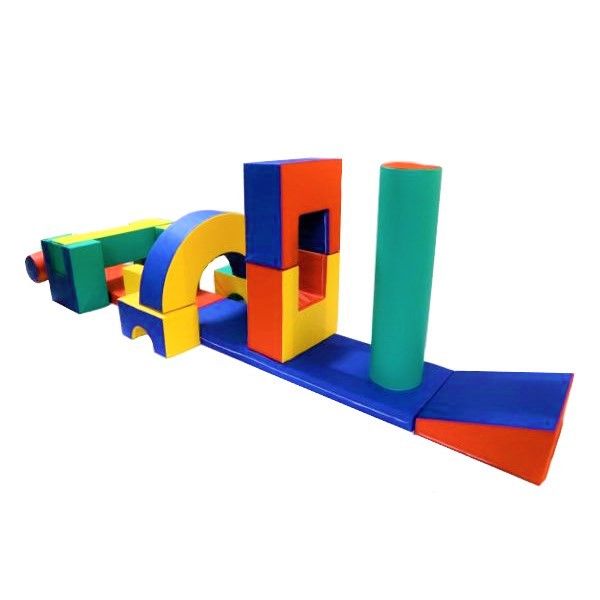 Мягкий игровой набор Полоса препятствий (15 элементов)