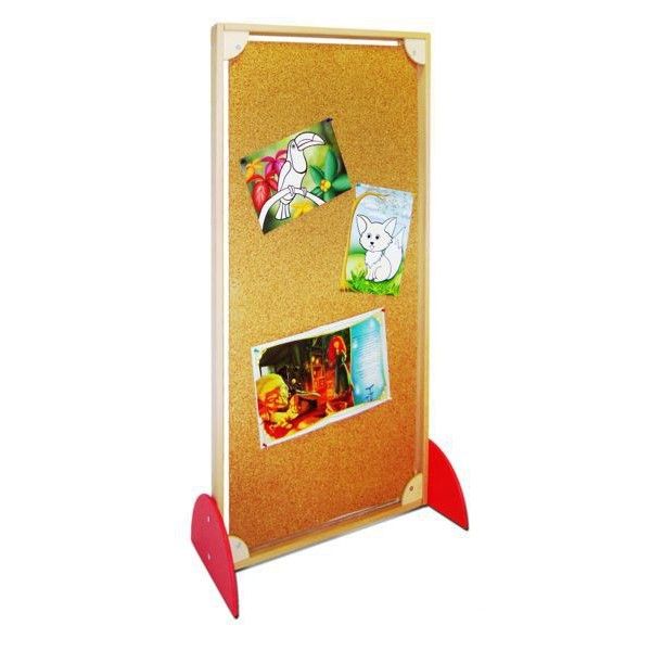 Двухсторонняя ширма Меловая доска и Пробковая доска