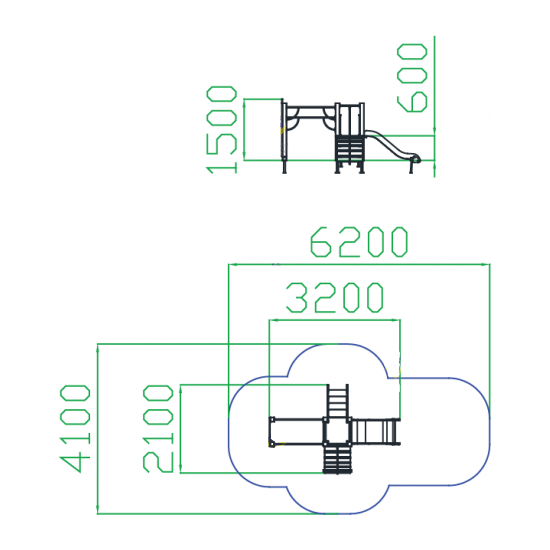 Игровой комплекс "Городок малый"