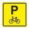 Тактильная пиктограмма П04 Велосипедная парковка 100x100 из акрила