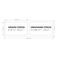 Тактильные предупреждающие наклейки на поручни (начало/окончание спуска) 75х230, Прозрачные