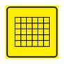 Тактильная пиктограмма СП21 Табло 100x100 из ПВХ