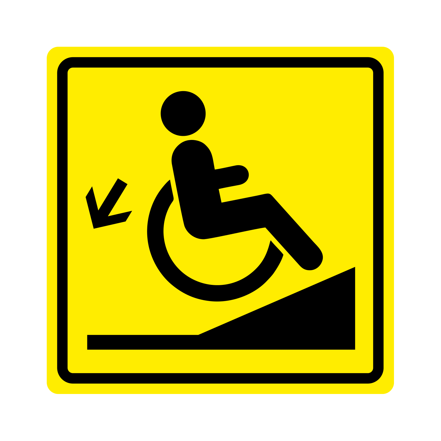 Знак осторожно дверь открывается наружу