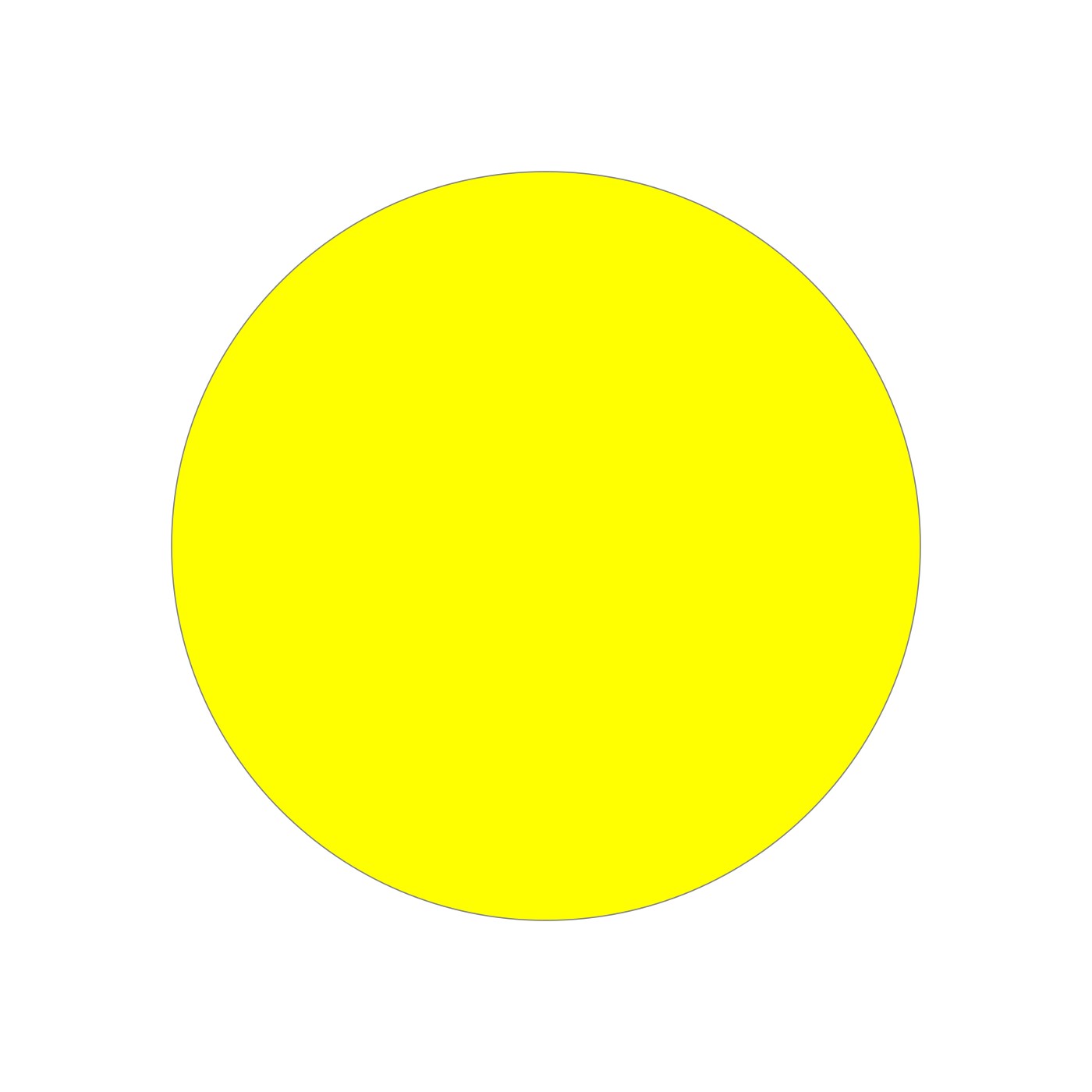 Желтый круг на прозрачном фоне картинка