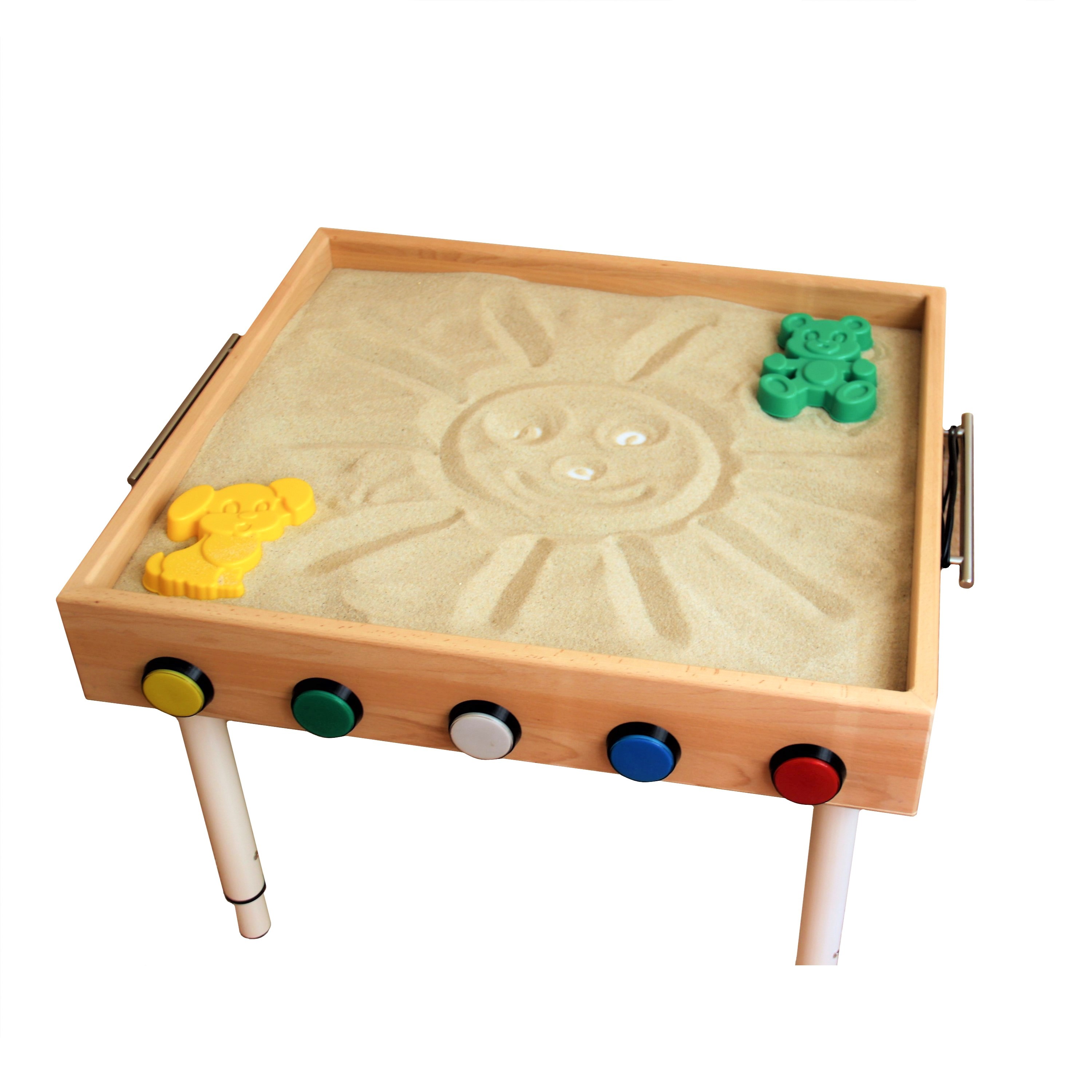 световой стол из дерева для рисования песком